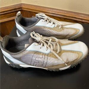 FootJoy White and Grey Golf Shoes